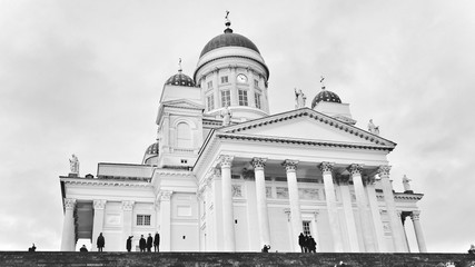 Helsinki, kościół, Katedra w Helsinkach, Carl Ludwig Engel, plac Senacki,  © Wojciech
