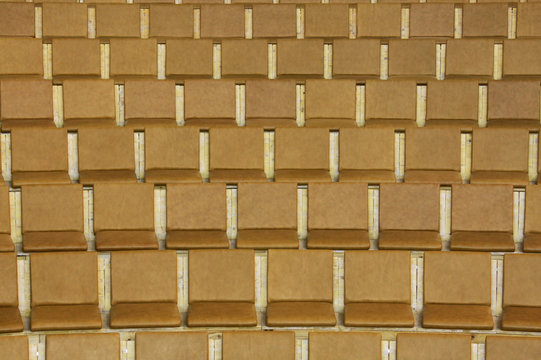 Auditorium chairs on row inside opera house