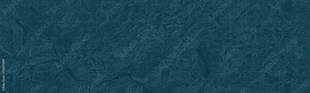 Poster vector abstract earth relief map. generated conceptual elevation map. isolines of landscape surface 
