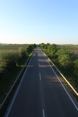 Pf&auml;lzer Bundesstra&szlig;e ist zur Corona Zeit komplett leer