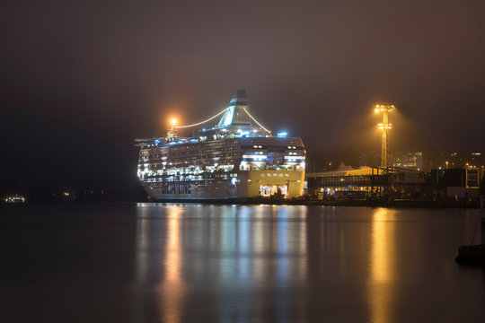 HELSINKI. FINLAND. 06 JANUARY 2020 : Silja line terminal in Helsinki. Finland