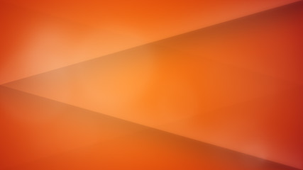 Abstract and modern orange and red background with lines and triangles. Business and corporate banner or report background with copy space. Illustration in 4k resolution.