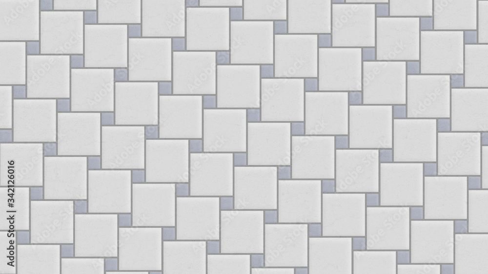 Poster bigger light gray squares and small gray squares pattern. abstract textured geometric background in 