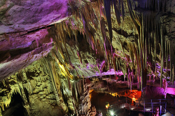 Prometheus (Kumistavi) cave near Tskaltubo and Kutaisi. Imereti region. Georgia