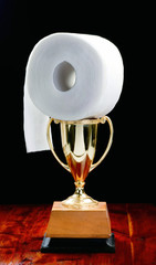 Last Roll of Toilet Paper Award. © W.Scott McGill