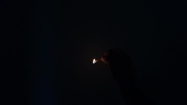 Striking a match