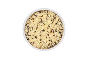 Eine Schale voller Naturreis