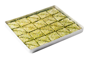 hazelnut, walnut, pistachio turkish style baklava 