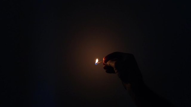 Striking a match