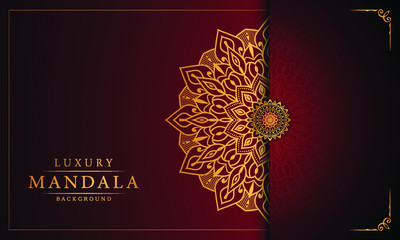 
Luxury mandala background with  arabesque pattern arabic 
islamic east style.decorative mandala for print, poster, cover, 
brochure, flyer, banner.