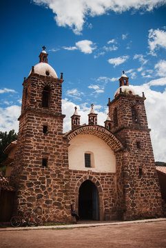 colonial church of Raqchi, Peru, South America