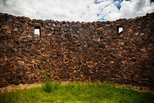 Incan Ruins of Raqchi, Peru, South America