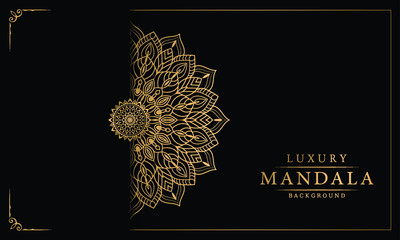 
Luxury Mandala Islamic Background with
Arabesque Pattern, Ornamental Background . Wedding card, Cover. 