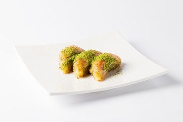 hazelnut, walnut, pistachio turkish style baklava 