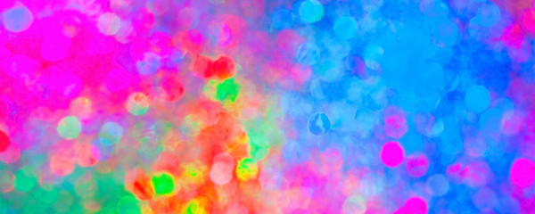 abstract colorful lights for celebration textured glass, blurred
