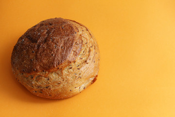bread on a wooden table
