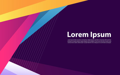 Geometric background. Dynamic shapes composition.