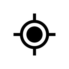 Location Crosshair Icon vector simple design