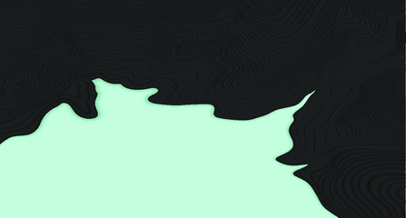 Mountain hiking. Map line of topography. Vector abstract topographic map concept with space for your copy. 3D Cartography concept background. Map mockup infographics. World map Template. Wavy backdrop