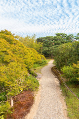 Path at Isuien Garden in Nara, Japan
