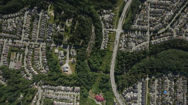 Burke Mountain Coquitlam BC Canada Aerial View