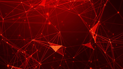 Red Plexus Background 01