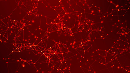 Red Plexus Background 02