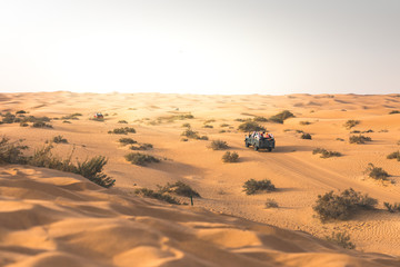 Desert tour with old Land Rover Dubai - UAE