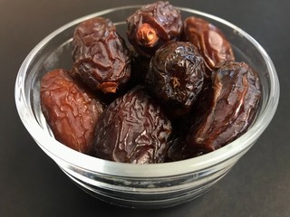 dried dates in a bowl