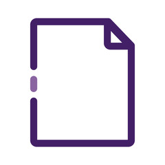 paper document file line style icon