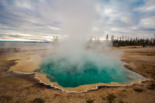 Black Pool, Yellowstone, Wyoming