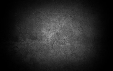 Old wall texture cement dark black gray  background abstract grey color design are light with white gradient background.