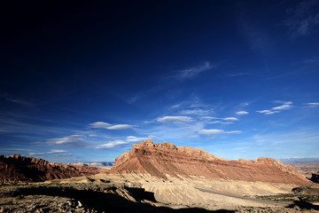 Desert Mountain with dramatic sky