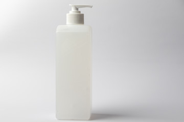 close up of a alcohol antiseptic gel to avoid contaminating with Corona virus