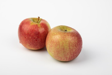 Fresh apple isolate on white background.