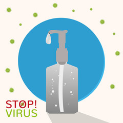 Coronavirus stop and prevention poster