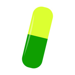 Isolated pill icon