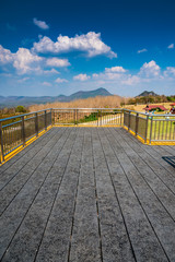 Sky Walk Bridge for View Point in Mae Moh Coal Mine
