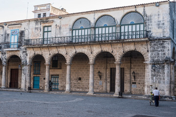 Fototapeta na wymiar Plaza de la Catedral de la habana cuba