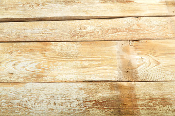 Naklejka premium Texture wooden surface from untreated boards Horizontal