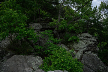 Fototapeta na wymiar Indian Fort Lookout Rocks