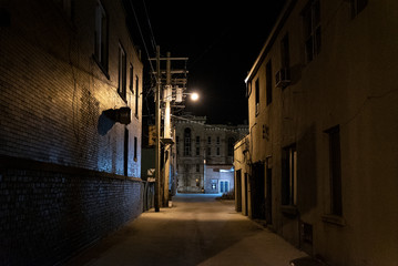 Empty Alley At Night 2