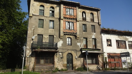 Naklejka premium Irun is a city in the Basque Country, near France