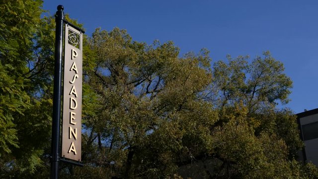 Pasadena California Welcome Sign