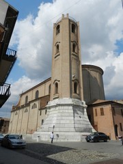 Obraz premium Comacchio, Italy, Cathedral and Tower