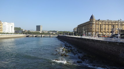 Fototapeta premium San Sebastian is a stunning smart city in northern Spain
