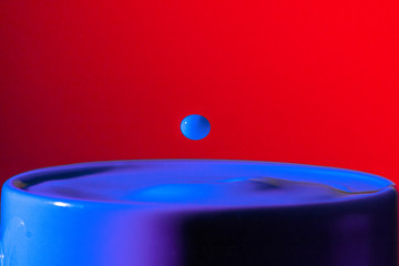 abstracción de gota de leche 
