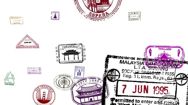 Passport Stamp Fun Animation