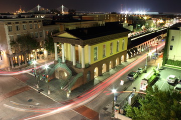 Charleston, SC Market at Night