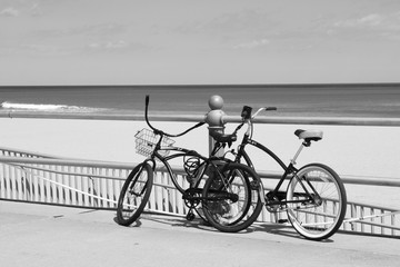 Obraz premium Beach Bikes